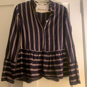 Le Sarte Petigole Peplum button up